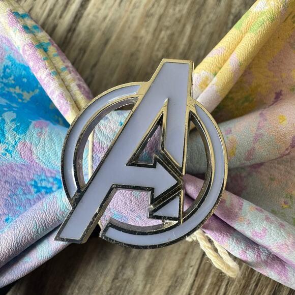 Disney Parks Loungefly Marvel Artist Series Avengers Ears Headband Removable Bow - Picture 2 of 7
